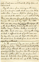 Handwritten 8 page letter from Lawrence Bruner to Psyche Bruner, "Since Mamma does not lile long letters I guess that I will write the long ones to you and Helen..."