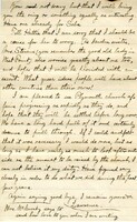 Handwritten 6 page letter from Lawrence Bruner to Marcia Bruner, "Your two letters of August 8th and 15th were awaiting me on my return from Paraguay."