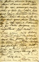 Handwritten 2 page letter from Alice to Marcia Bruner, "Well I guess Grant has made up his mind to go to Lincoln…"