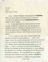 Original title: "focus", Article draft about Tran Buu Kiem leading the Việt Cộng's delegation to the Paris Peace Talks and the South Vietnamese government's budget deficit, for the Christian Science Monitor
