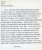 Original title: "focus." Article draft about Edward G. Lansdale, a counter-insurgency and psychological warfare expert who had been sidelined by the US military for criticizing their tactics that alienated civilians and destabalized the South Vietnamese government. Written for the Christian Science Monitor