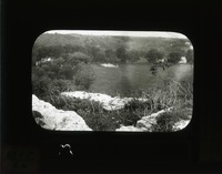 Original caption: XXVI-4 NAB. Apr. 18, 1912. Massive ledge in n.w. point of bluff, East of Cedar Creek, Nebr., Part of Plattsmouth l.s. Cass County. (121111-00230)