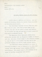 Original title: "DIAMONDS, BISCUIT BOXES AND BOMB SHELTERS", Keever's title: "Rich Women Invest in Diamonds; Village Women Dig Bunkers", Article about differences between the wealthy Saigon housewife and the young peasant woman, 4th of 5-part series