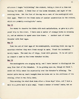 Elizabeth Van Sant transcribed letters