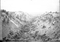 Original caption: Canyon in Cherry Co., NE. Cherry County.