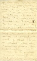 Handwritten 18 page letter from Amy Bruner to Lawrence Bruner, "Did you think I was never going to write…"