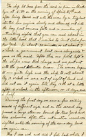 Handwritten 8 page letter from Lawrence Bruner to Psyche Bruner, "Since Mamma does not lile long letters I guess that I will write the long ones to you and Helen..."