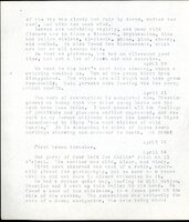 Frank H. Shoemaker typescript, 20 pages, detailing bird sightings, field trips, photography, and associated activities in Omaha, Nebraska.