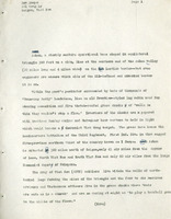 Keever's title: "Ashau Outpost: Jungle so Lush 'Hollywood would Love to Import it for a Set'", Article draft about conditions at the Ashau outpost on the South Vietnamese-Laotian border, for Newsweek Magazine