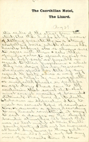 Edith Schwartz Clements handwritten letter