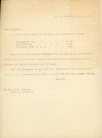 Typewritten letter, 1 page, from Frank H. Shoemaker to Robert H. Wolcott, "I enclose money order for $3.55, to be applied as follows:..."