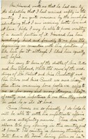 Handwritten 6 page letter from Lawrence Bruner to Marcia Bruner, "I received your letter dated June 9th, but mailed on the 7th yesterday."