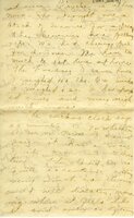Handwritten 18 page letter from Amy Bruner to Lawrence Bruner, "Did you think I was never going to write…"