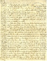 Handwritten 2 page letter from Lawrence Bruner to Marcia Bruner, "I have just returned from another trip up north where..."