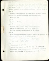 Frank H. Shoemaker typescript, 46 pages, detailing bird sightings, field trips, photography, and associated activities in Omaha, Nebraska.