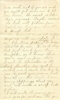Handwritten 5 page letter from Marcia Bruner to Lawrence Bruner, "It is discouraging work trying to…"