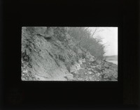Original caption: XXII-1. N.A.B. Dec 2, 1911. First two l.s. below massive Jone's Point. Upper called Fin ? Lower, G, the coral ledge. Intervening shale. 7 Cass County. (121111-00232)
