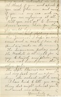 Handwritten 7 page letter from Marcia Bruner to Lawrence Bruner, "I suppose it is about time I should write to you although I feel as if it might..."