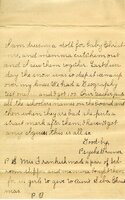 Handwritten 6 page letter from Marcia Bruner to Lawrence Bruner, "I feel more like taking a nap than writing a letter…"