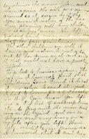 Handwritten 11 page letter from Marcia Bruner to Lawrence Bruner, "The letter you wrote June 27 got here…"