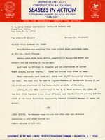 Original title: "Seabees Build Mammoth Oil Tank." Seabees news release 73-67 (67), which included a photograph of soldier constructing an oil tank at Chu Lai, Vietnam.  The release is about the construction of five oil tanks.