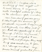Edith Schwartz Clements handwritten letter