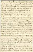 Handwritten 5 page letter from Lawrence Bruner to Marcia Bruner, "Well I have finally reached this place –– the field of action for the next 9 or 10 months."