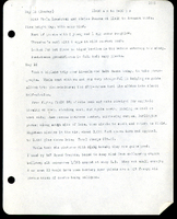 Frank H. Shoemaker typescript, 3 pages,  on Woodlawn Cemetary and Branson Woods, including biplane trip over Lincoln, Nebraska.