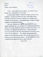 Original title: "politics", Article draft about the Vietnam War's effects on American politics, for the Christian Science Monitor