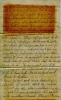 Handwritten 6 page letter from Marcia Bruner to Lawrence Bruner, "I was so busy all day yesterday…"