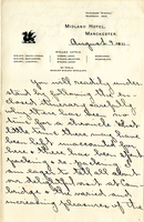 Edith Schwartz Clements handwritten letter