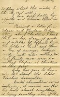 Handwritten 8 page letter from Ella Bruner to Lawrence Bruner, "I have been wanting to write to you for a long time…"
