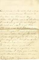 Handwritten 4 page letter from Lillian Bruner to Lawrence Bruner, "I have been wanting to write for some time…"