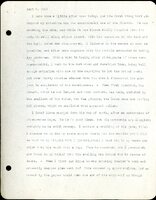 Frank H. Shoemaker typescript, 2 pages, on lizard living in bird room in Omaha home, 2 pages.