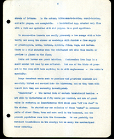 Frank H. Shoemaker typescript narrative, 29 pages,  on the bird room in Omaha home, with details on bird and insects.