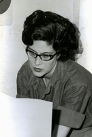 Black and white portrait of Keever