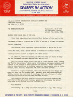 Original title: "Seabees Work Toward Goal of New Asia." Seabees press release 32-67 (57)