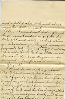 Handwritten 5 page letter from B. King to Lawrence Bruner, "It seems so strange to be writing a letter to you…"