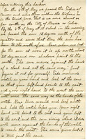 Handwritten 8 page letter from Lawrence Bruner to Psyche Bruner, "Since Mamma does not lile long letters I guess that I will write the long ones to you and Helen..."