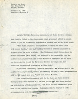 Original title: "Pacification", Keever's title: N/A, Article draft about the failures of the pacification program, for The North American News Alliance