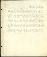 Frank H. Shoemaker typescript, 1 page, titled "Fort Riley, Kansas, Maneuver Encampment."