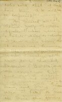 Handwritten 18 page letter from Amy Bruner to Lawrence Bruner, "Did you think I was never going to write…"