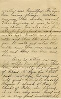 Handwritten 8 page letter from Ella Bruner to Lawrence Bruner, "I have been wanting to write to you for a long time…"