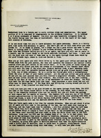 Frank H. Shoemaker typescript, 7 pages, detailing story titled "Wild Goose Trip."
