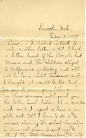 Handwritten 3 page letter from unkown to Lawrence Bruner, "I didn't intend to write another letter until I had…"