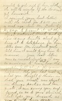 Handwritten 8 page letter from Marcia Bruner to Lawrence Bruner, "Well, I did not write to you last…"