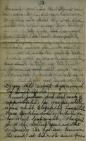 Handwritten 6 page letter from Marcia Bruner to Lawrence Bruner, "It is again Sunday and I thought I would write to you…"