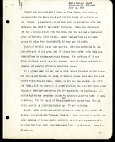 Frank H. Shoemaker typescript, 8 pages, on trip to Agate Springs Ranch with bird list.