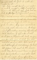 Handwritten 8 page letter from Marcia Bruner to Lawrence Bruner, "This last week has been full of events…"