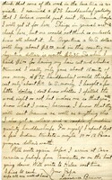 Handwritten 4 page letter from Lawrence Bruner to Psyche Bruner, "Who would have thought a year ago, or even 6 months ago, that I would be here today writing a letter home."